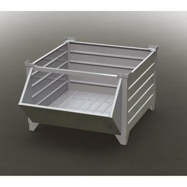 Telegray 2 51009-HF42-X, Steel, 42 L, 36.5 W, 24 H, Topper Industrial, Mfr#: 51009-HF42-X